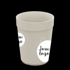 Herbruikbare koffiebekers bedrukken IML Circulware – 30cl – Beige