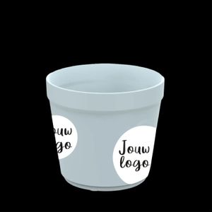 Herbruikbare koffiebekers bedrukken IML Circulware – 20cl – Lichtblauw