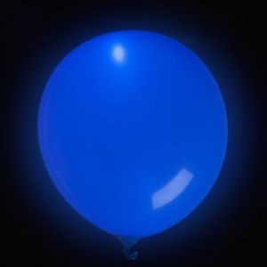 Blauwe ballonnen - LED - 30cm
