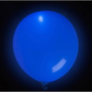 Blauwe ballonnen - LED - 30cm