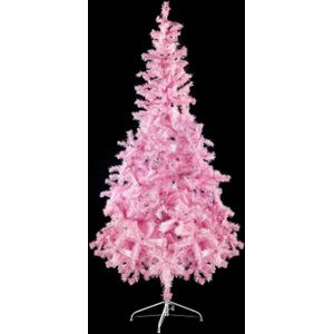 Baby roze kerstboom - 210cm