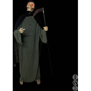 Halloween reaper met zeis - Geluidssensor - 200cm