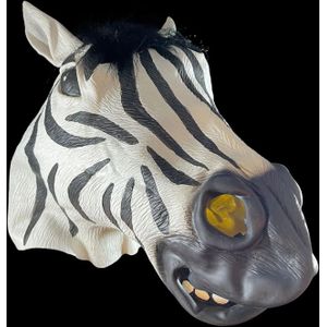 Halloween masker - Zebra - Latex