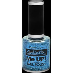 Glitter nagellak - blauw