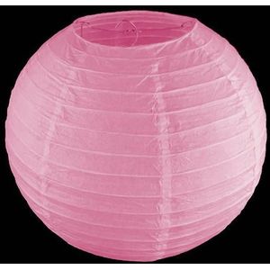 Roze lampion - Brandvertragend - 25cm