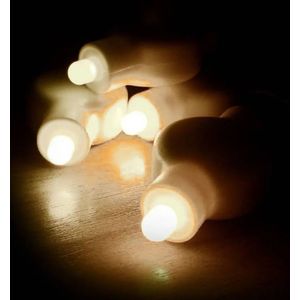 De Horeca Bazaar - LED Lampjes Ballon Aan Stiek - Wit