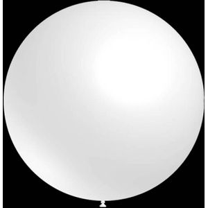 Witte ballonnen - 60cm