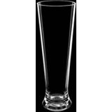 Kunststof bierglazen op voet - 25cl - Transparant