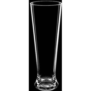 Kunststof bierglazen op voet - 25cl - Transparant