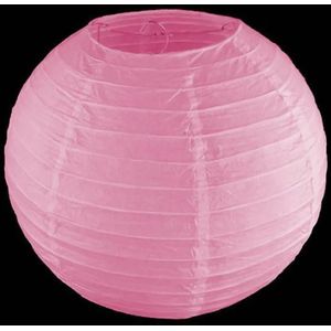 Roze lampion - 25cm