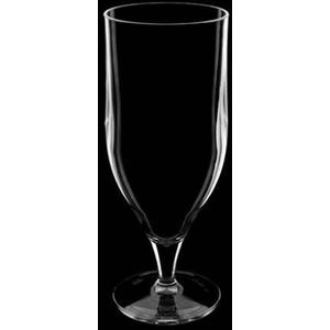 Kunststof bierglazen tulp - 28cl - Transparant