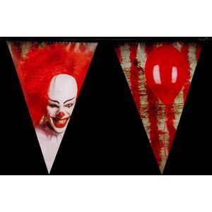 Vlaggenlijn horror clown - 6m