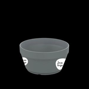 Herbruikbare koffiebekers bedrukken IML Circulware – 10cl – Donkergrijs
