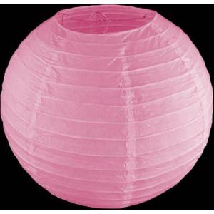 Roze lampion - Brandvertragend - 76cm