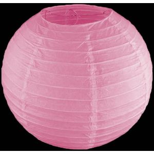 Roze lampion - Brandvertragend - 76cm