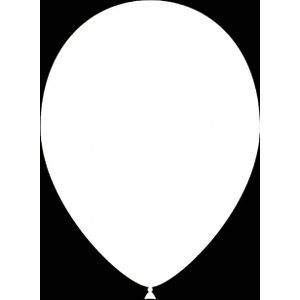 Witte ballonnen - 28cm