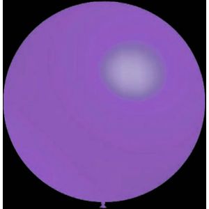 Lavendel ballonnen - Metallic rond - 28cm