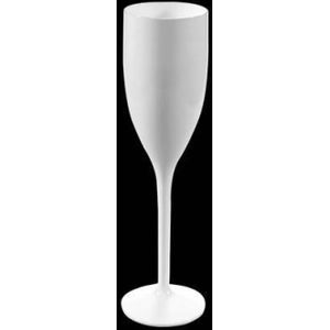 Kunststof champagneglazen - 15cl - Wit