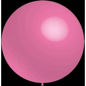 Roze mega ballon - 91cm