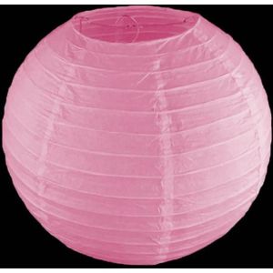 Roze lampion - 76cm