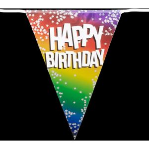 Folie vlaggenlijn - happy birthday