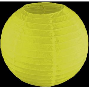 Gele lampion - Brandvertragend - 40cm