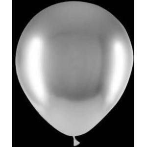 Zilveren ballonnen - Chrome - 30cm