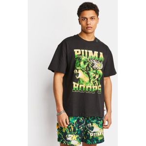 Puma Scoot X Nba2k Heren T-shirts - Zwart  - Katoen Jersey - Foot Locker