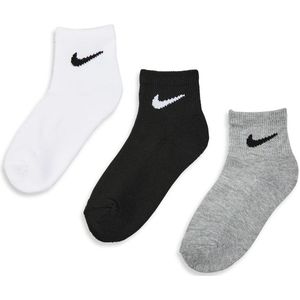 Nike - Kids Crew 3 Pack - Unisex Sokken - Wit