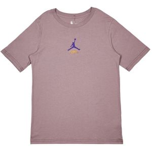 Jordan Flight Unisex T-shirts - Paars - Maat: 147 - 158 CM - Katoen Jersey - Foot Locker