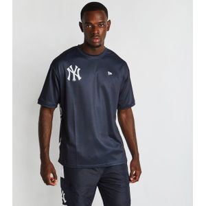 New Era Mlb New York Yankees Heren T-shirts - Blauw  - Poly Mesh - Foot Locker