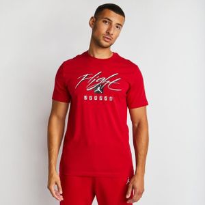 Jordan Flight Heren T-shirts - Rood  - Foot Locker