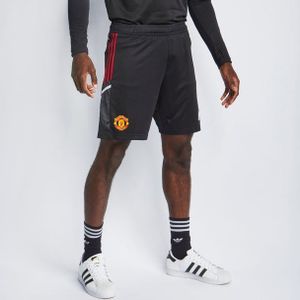 Adidas Soccer Mufc Short Heren Korte Broeken - Zwart  - Poly Tricot - Foot Locker