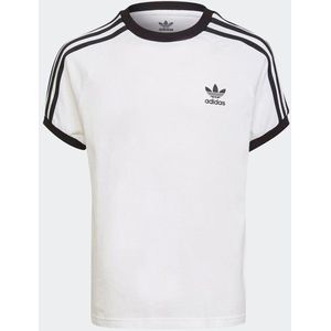 Adidas Adicolor 3stripes Shortsleeve Tee Unisex T-shirts - Wit  - Foot Locker