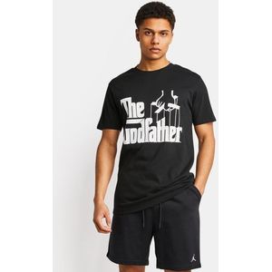 MERCHCODE The Godfather Heren T-shirts - Zwart  - Katoen Jersey - Foot Locker