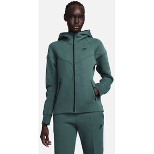Nike Tech Fleece Dames Hoodies - Groen  - Foot Locker