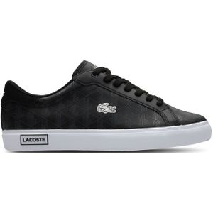 Lacoste Powercourt Heren Schoenen - Zwart - Maat: 43 - Leer - Foot Locker