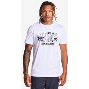MERCHCODE Star Wars Heren T-shirts - Wit  - Katoen Jersey - Foot Locker
