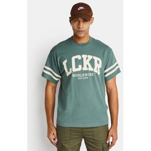 LCKR Retro Heren T-shirts - Groen  - Foot Locker