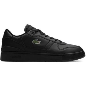 Lacoste T-clip Heren Schoenen - Zwart - Maat: 40.5 - Leer - Foot Locker