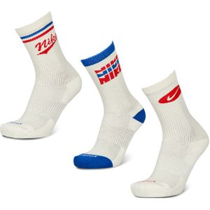 Nike - Everyday Cushioned - Sokken - Bruin - 3 Pack