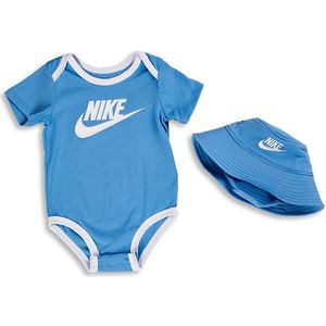 Nike Bucket Hat & Bodysuit 2 Pc Set Unisex Geschenksets - Blauw  - Foot Locker