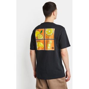 Converse Lemonade Heren T-shirts - Zwart  - Katoen Jersey - Foot Locker