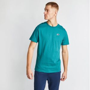 New Balance Small Logo Heren T-shirts - Groen  - Foot Locker