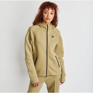 Nike Tech Fleece Dames Hoodies - Groen  - Foot Locker