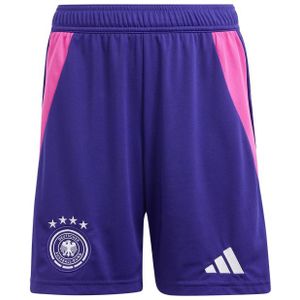 Adidas Germany 24 Away Unisex Korte Broeken - Paars  - Katoen Canvas - Foot Locker