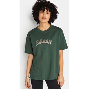 Jordan Essentials Dames T-shirts - Groen  - Foot Locker