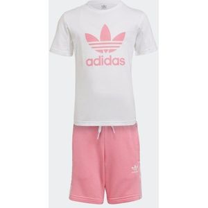 Adidas Adicolor Shorts And Tee Set Unisex Trainingspakken - Wit  - Katoen Jersey - Foot Locker