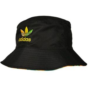 Adidas Bucket Hat Unisex Petten - Zwart  - Katoen - Foot Locker