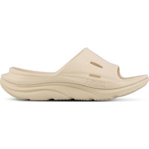 Hoka Ora Recovery Slide Heren Slippers en Sandalen - Beige  - Rubber - Foot Locker